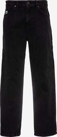 Karl Kani Regular Cargo Jeans in Black: front