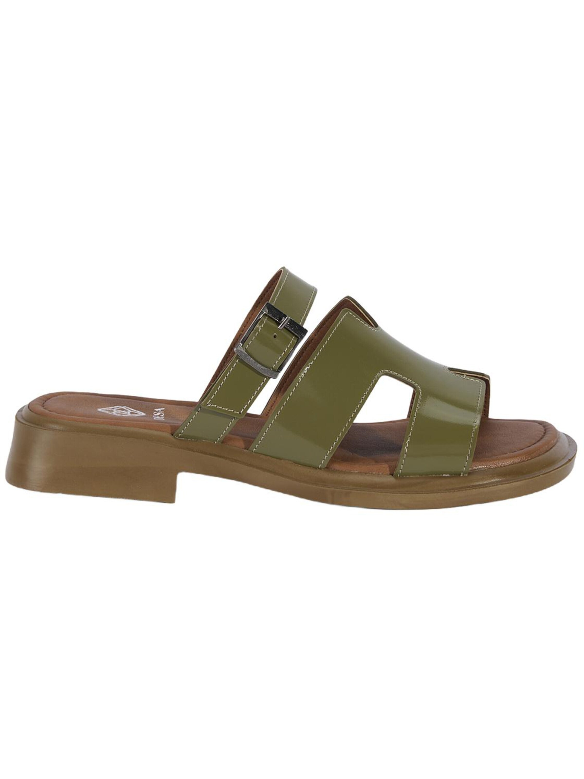Desa - Zapatos abiertos 'Folien' en verde