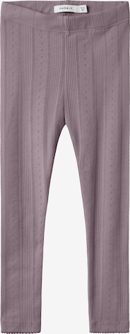NAME IT Leggings 'NMFJulia' in Lila: Vorderseite