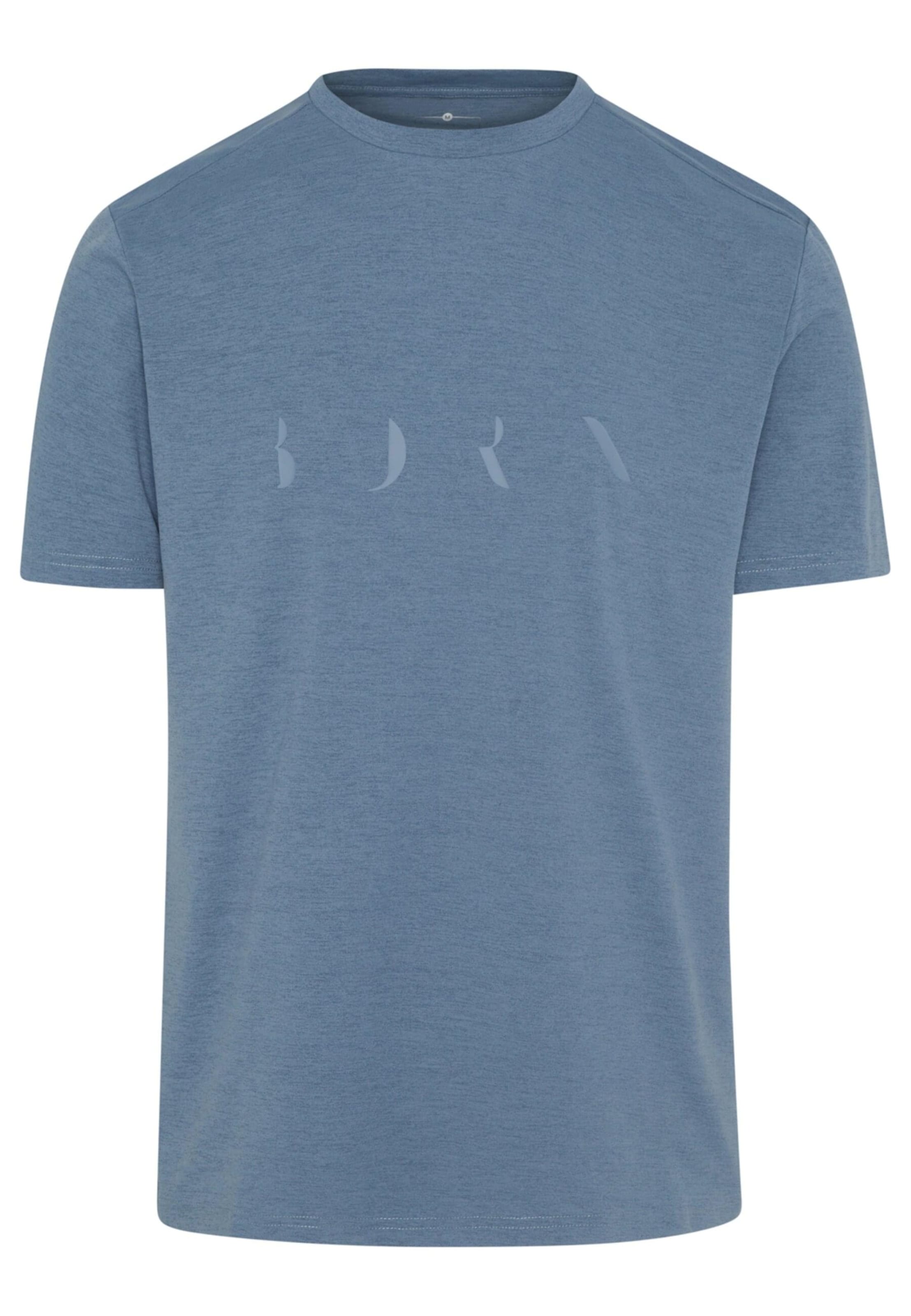 Born Living Yoga Functioneel shirt 'Melville' in Blauw: voorkant