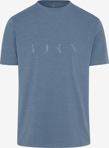 T-Shirt fonctionnel 'Melville' Born Living Yoga en bleu : devant