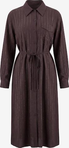 Robe faina en marron : devant