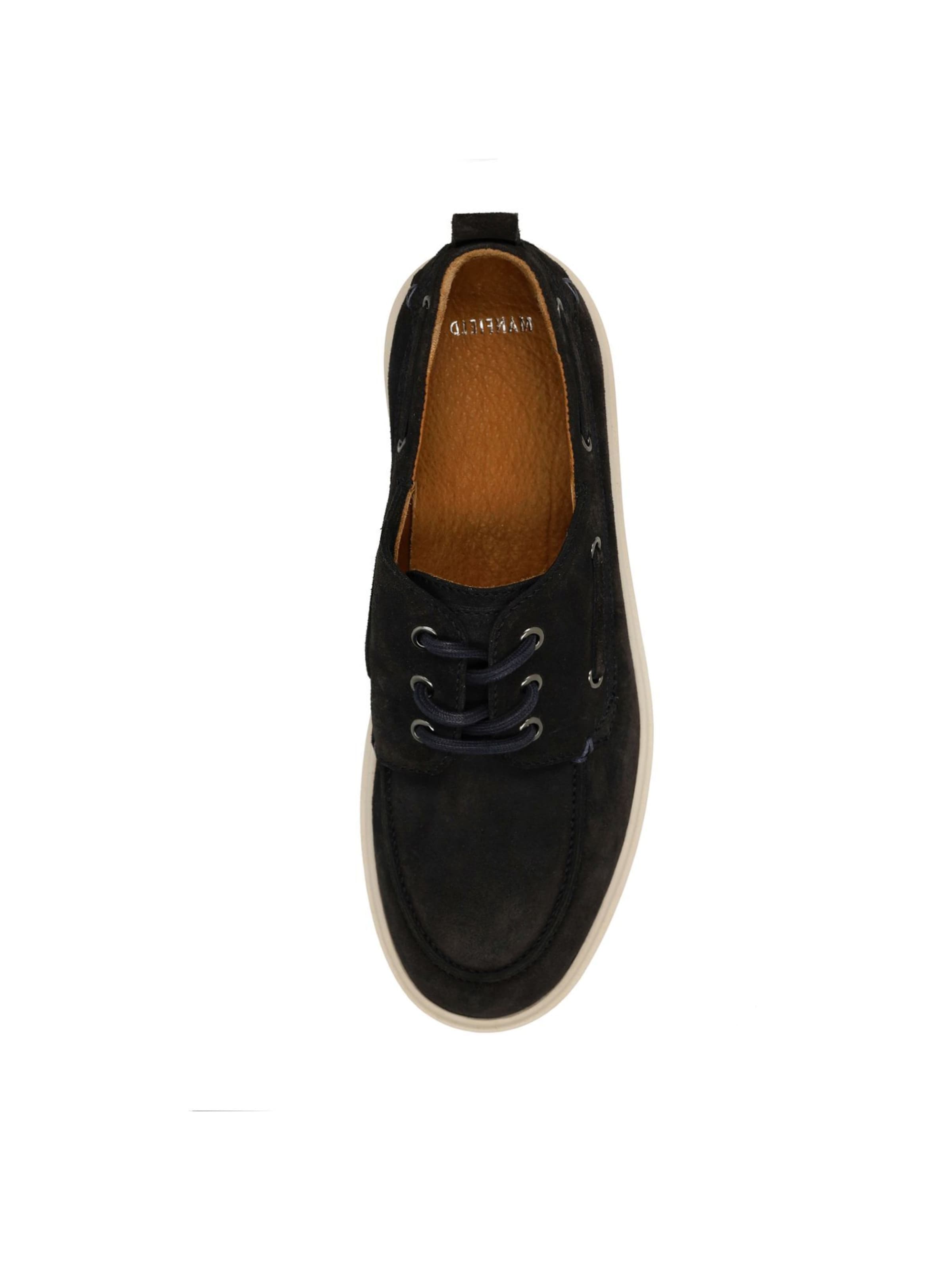MANFIELD Lace-Up Shoes in Blue