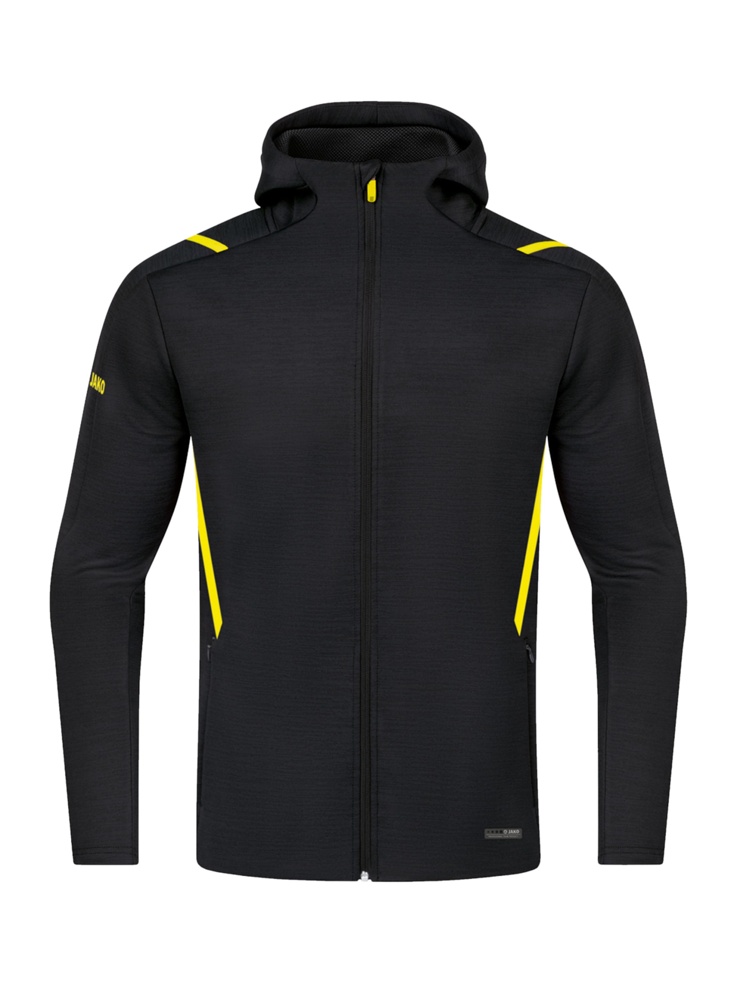 JAKO Sportjacke 'Challenge' in Schwarz: Vorderseite