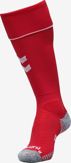 Hummel Chaussettes de sport en gris / rouge / blanc, Vue avec produit