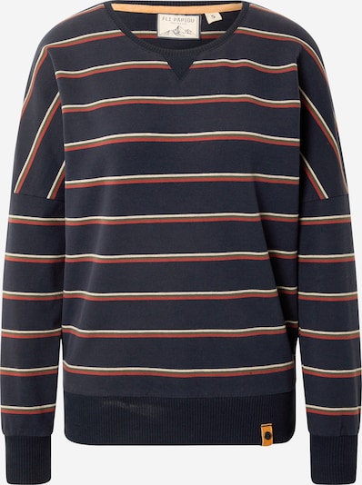 Fli Papigu Sweater majica 'Der 11' u tamno plava / svijetlozelena / narančasta / bijela, Pregled proizvoda