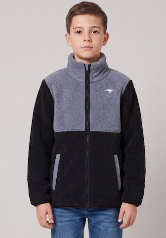 KangaROOS Fleece Jacket in Grey: front