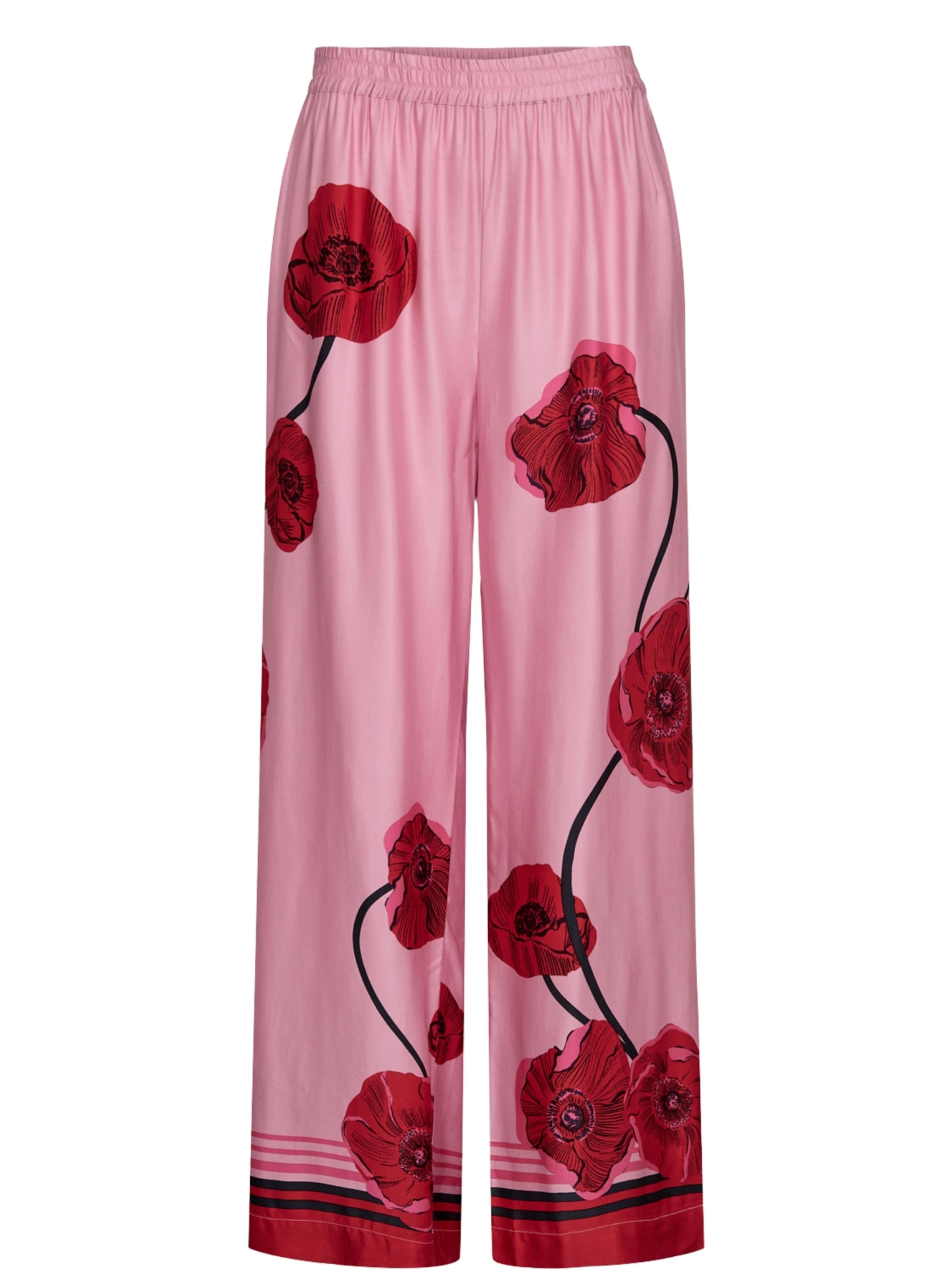 NÜMPH Regular Pants 'NUJOELLE' in Red: front