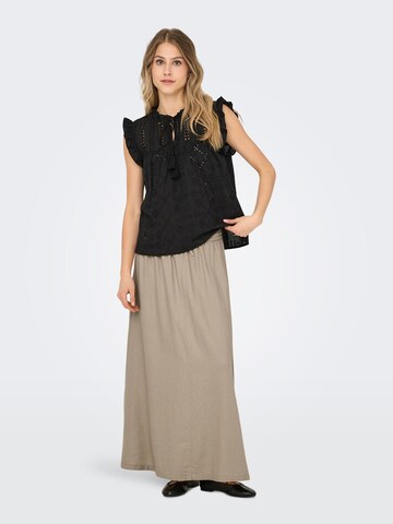 ONLY Skirt 'ONLCaro' in Beige