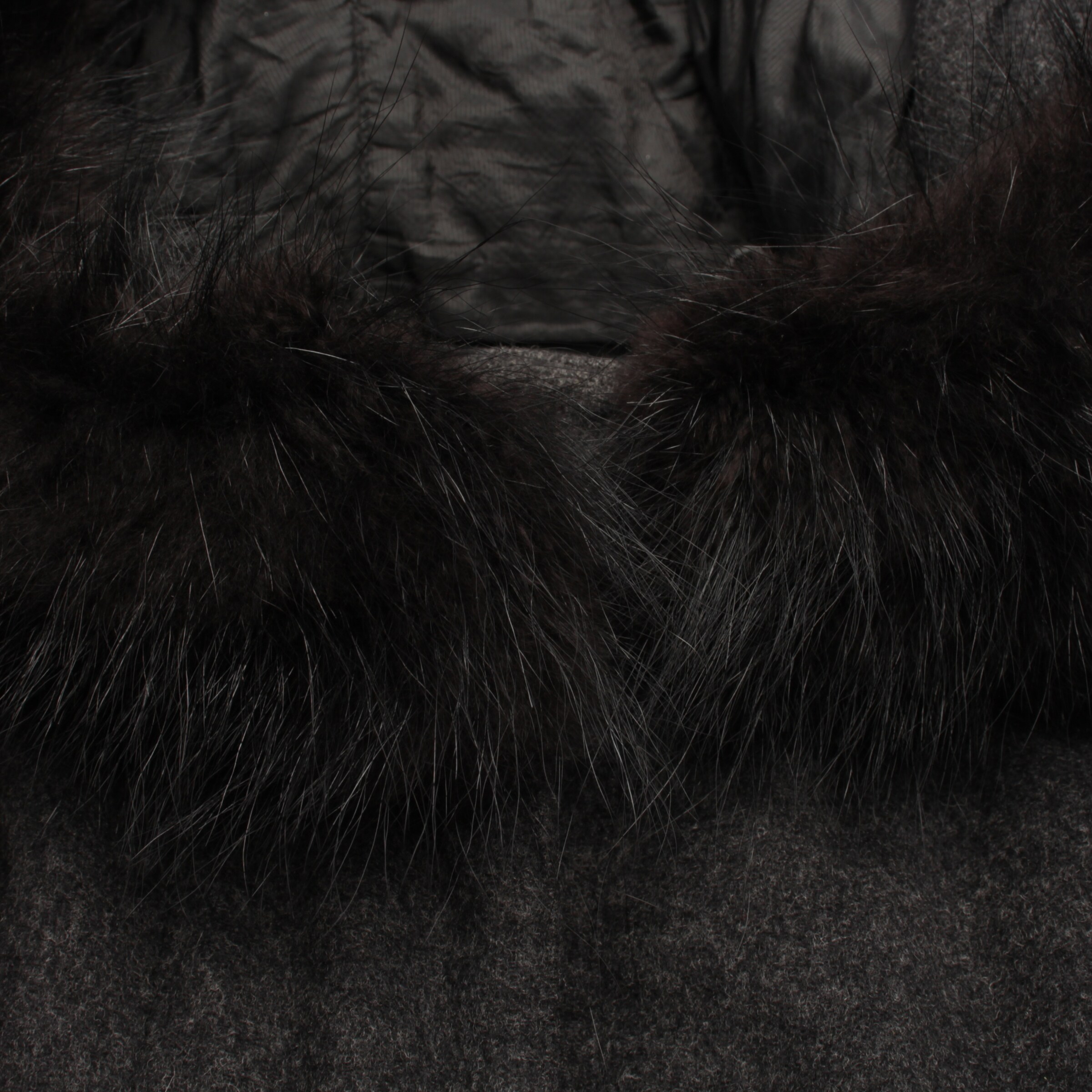 PRADA Jacket & Coat in M in Grey