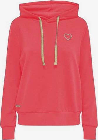 ONLY Sweatshirt 'NOLI' in Roze: voorkant