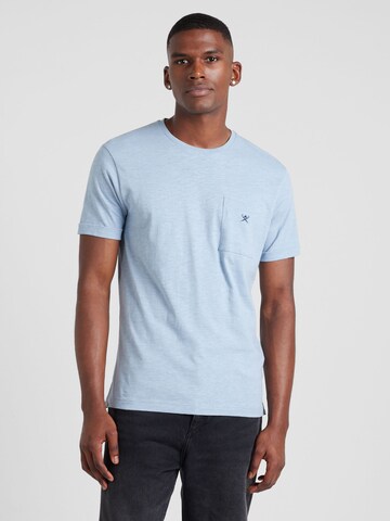 Hackett London T-Shirt in Blau: Vorderseite