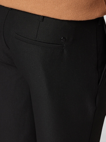 Clean Cut Copenhagen Regular Pleat-Front Pants 'Lyon' in Black
