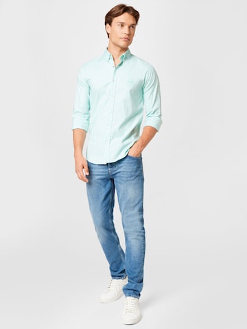 BOSS Orange Slimfit Jeans 'Taber' in Blau