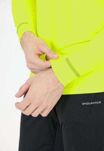 ENDURANCE Langarmshirt 'Ailey' in Gelb