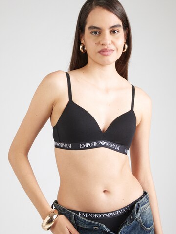 Emporio Armani Triangel BH i sort: forside