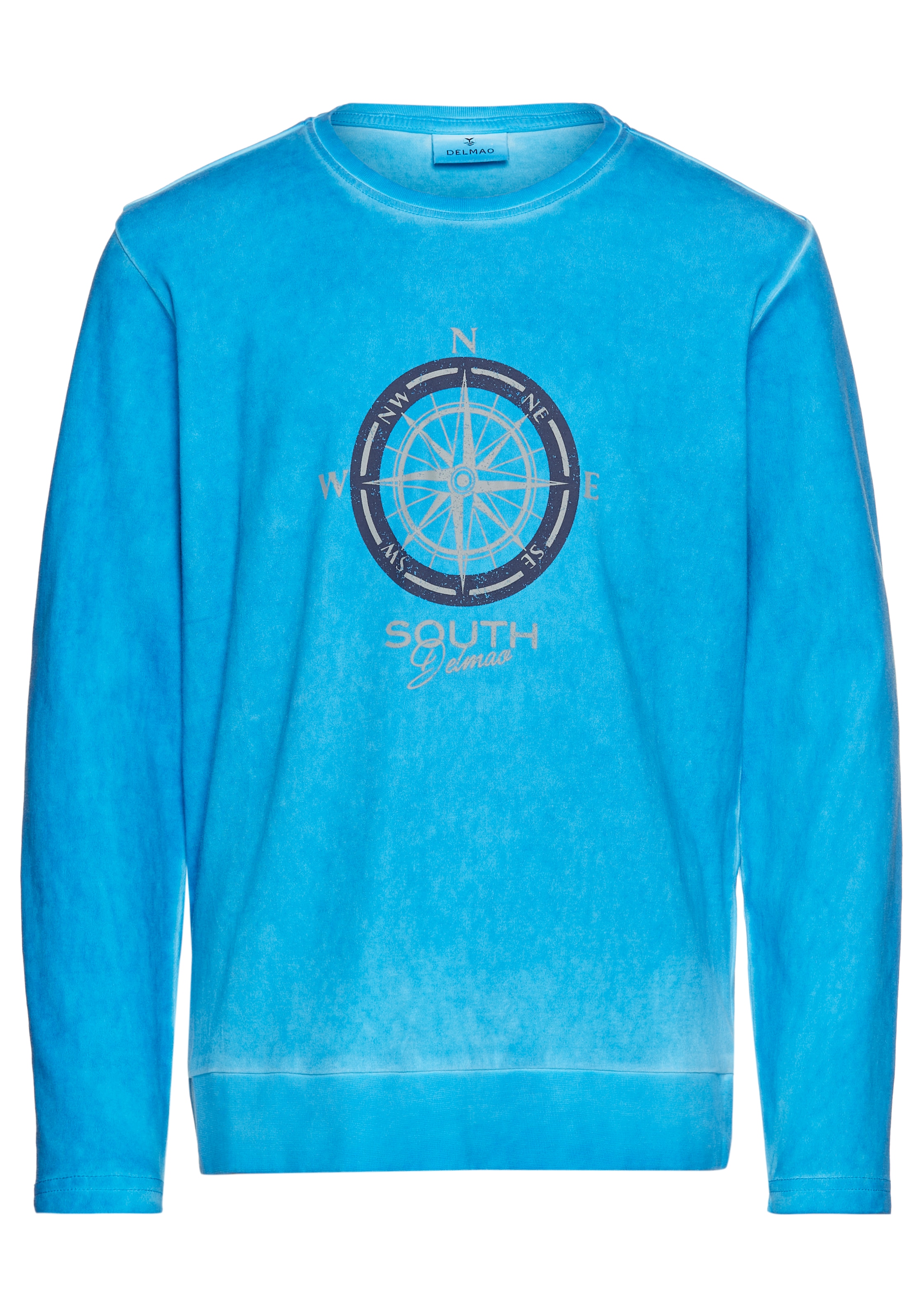 DELMAO Shirt in Blue: front