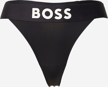 BOSS Black Thong in Black: front