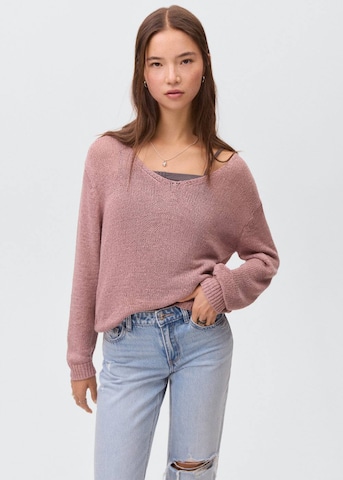 MANGO TEEN Pullover 'Burpic' in Pink: Vorderseite