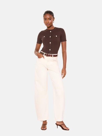 Lipsy Sweter w kolorze brązowy: przód