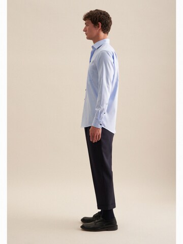 SEIDENSTICKER - Regular Fit Camisa clássica em azul