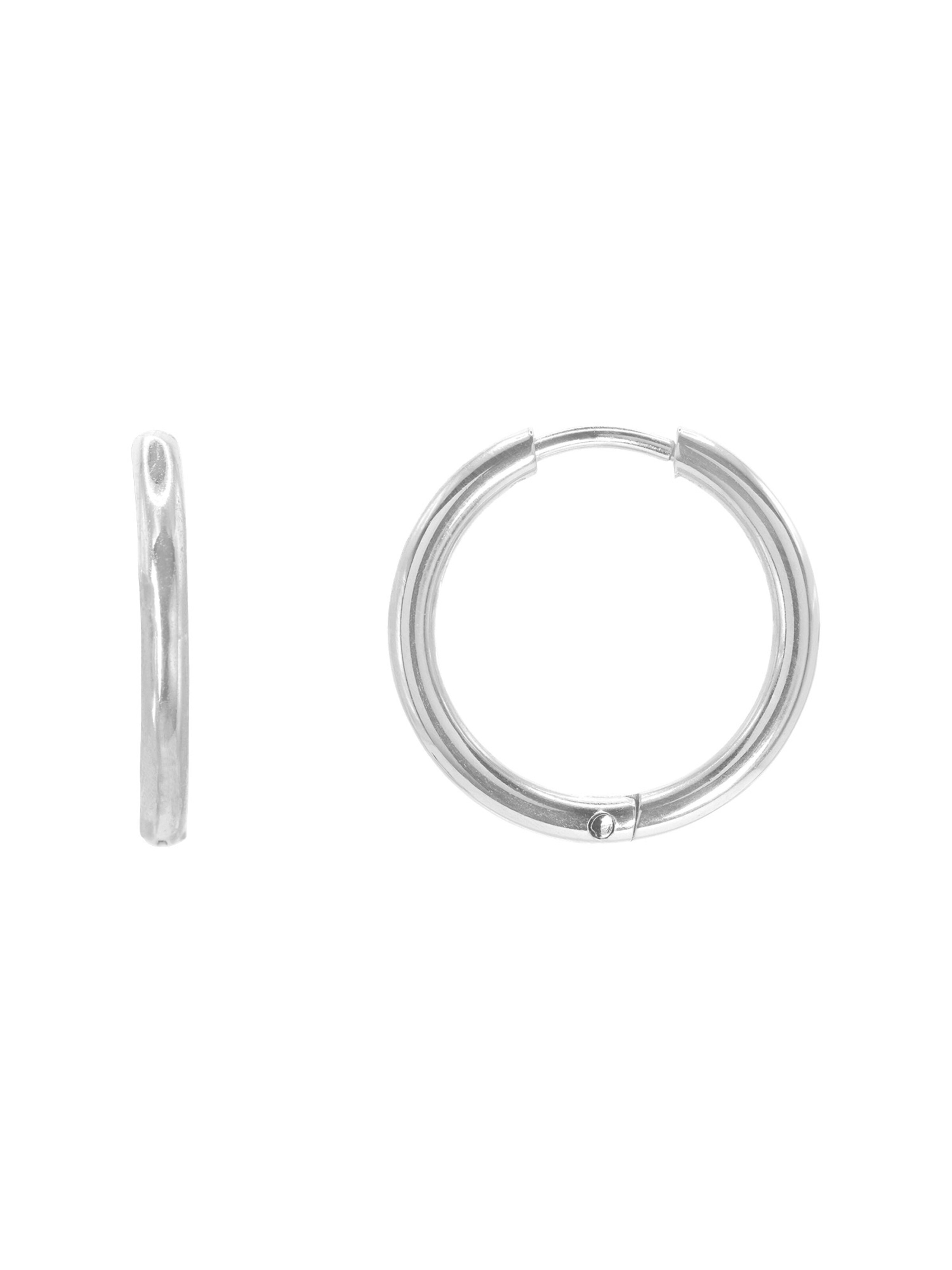 Boucles d'oreilles 'Julia' Heideman en argent : devant