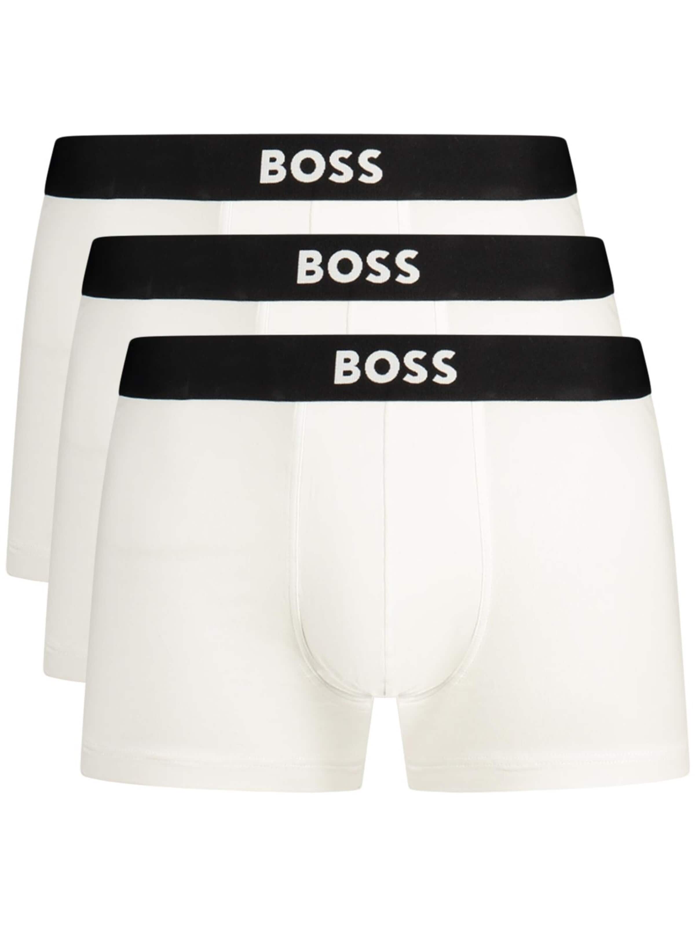 Boxers 'BOXER BOSS ALB PENTRU BĂRBAȚI' HUGO BOSS en blanc : devant