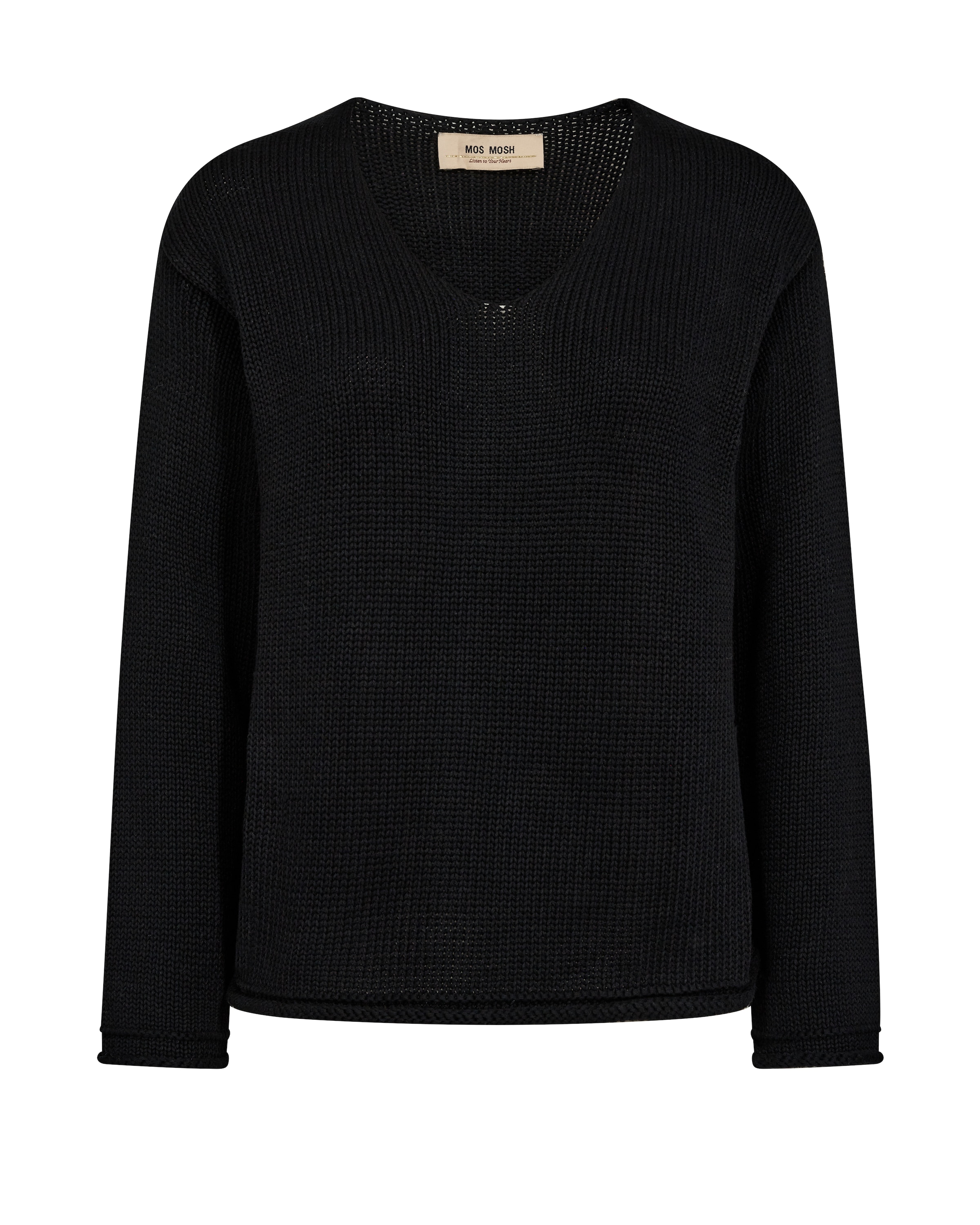 MOS MOSH Pullover in Schwarz: Vorderseite