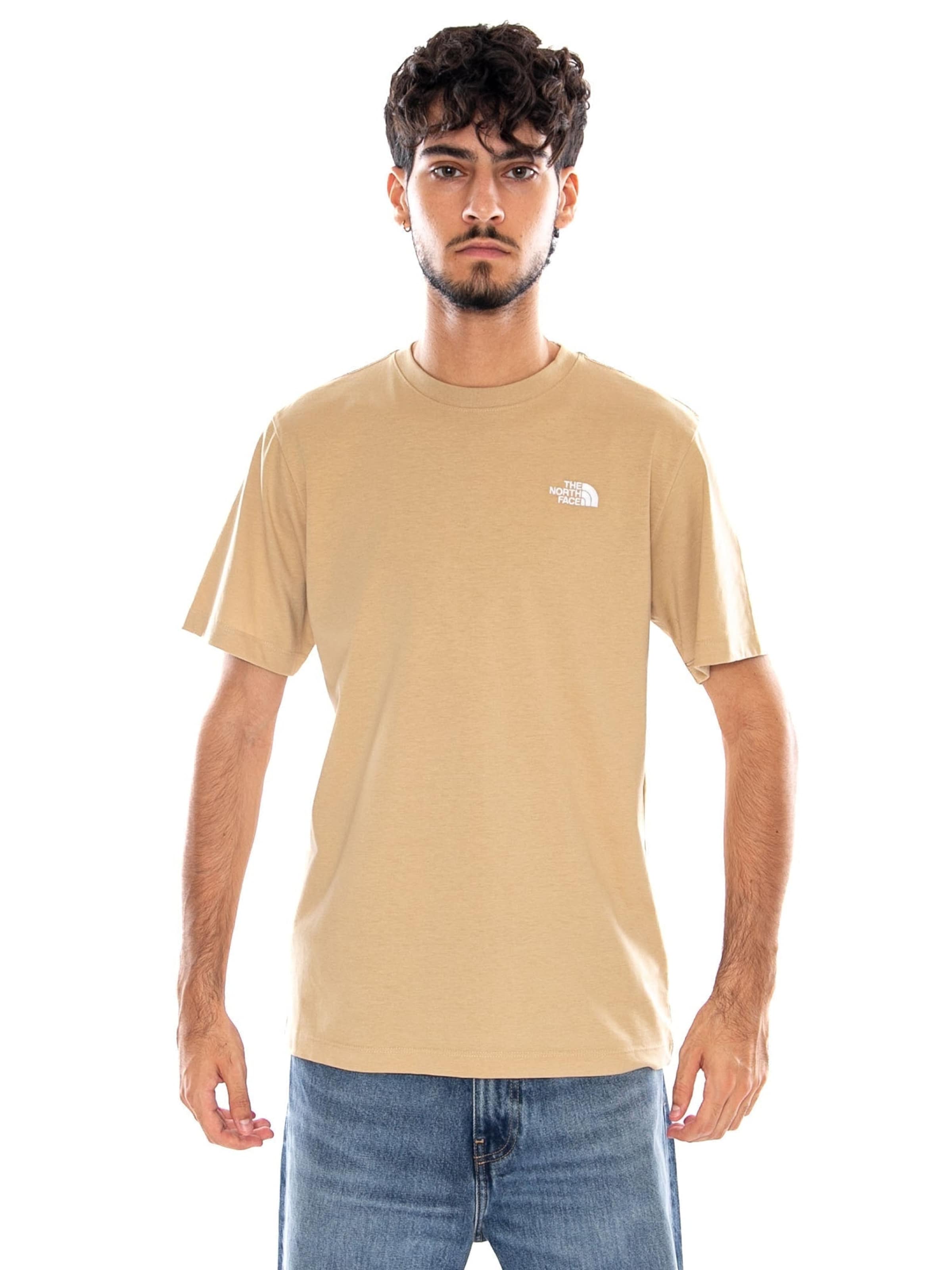 Maglietta 'M EVO SD REG SS TEE DARK CHESTNUT' di THE NORTH FACE in verde