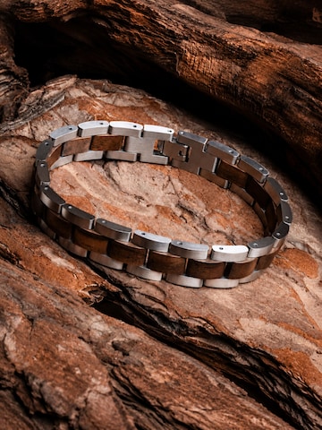 Holzwerk Bracelet 'Pinnsee' in Silver