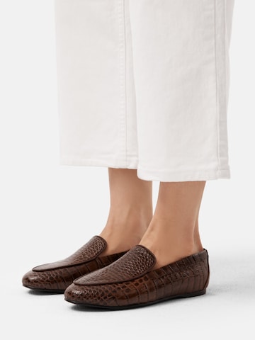 L37 HANDMADE SHOES Slipper 'COSMIC WHISPER' – hnědá