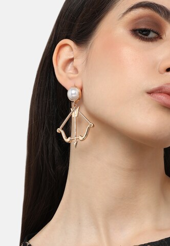 Boucles d'oreilles 'Karyna' SOHI en or : devant
