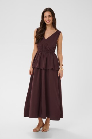 Kaffe Kjole 'KARosie' i brun: forside