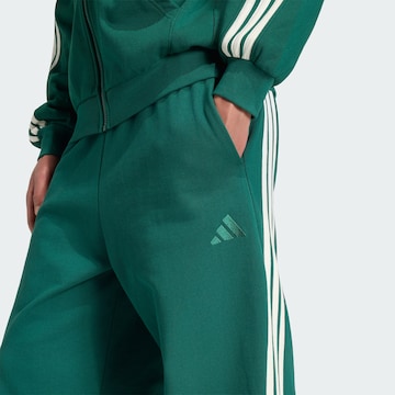 žalia ADIDAS SPORTSWEAR Plačios klešnės Sportinės kelnės