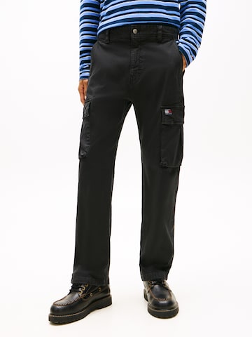 Tommy Jeans Regular Cargobyxa 'OTIS' i svart: framsida