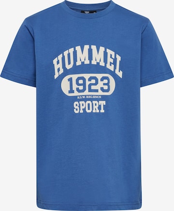 Hummel Shirt in Blau: Vorderseite