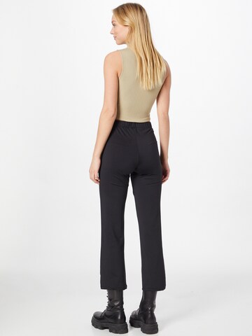 PIECES Flared Pants 'Vicky' in Black