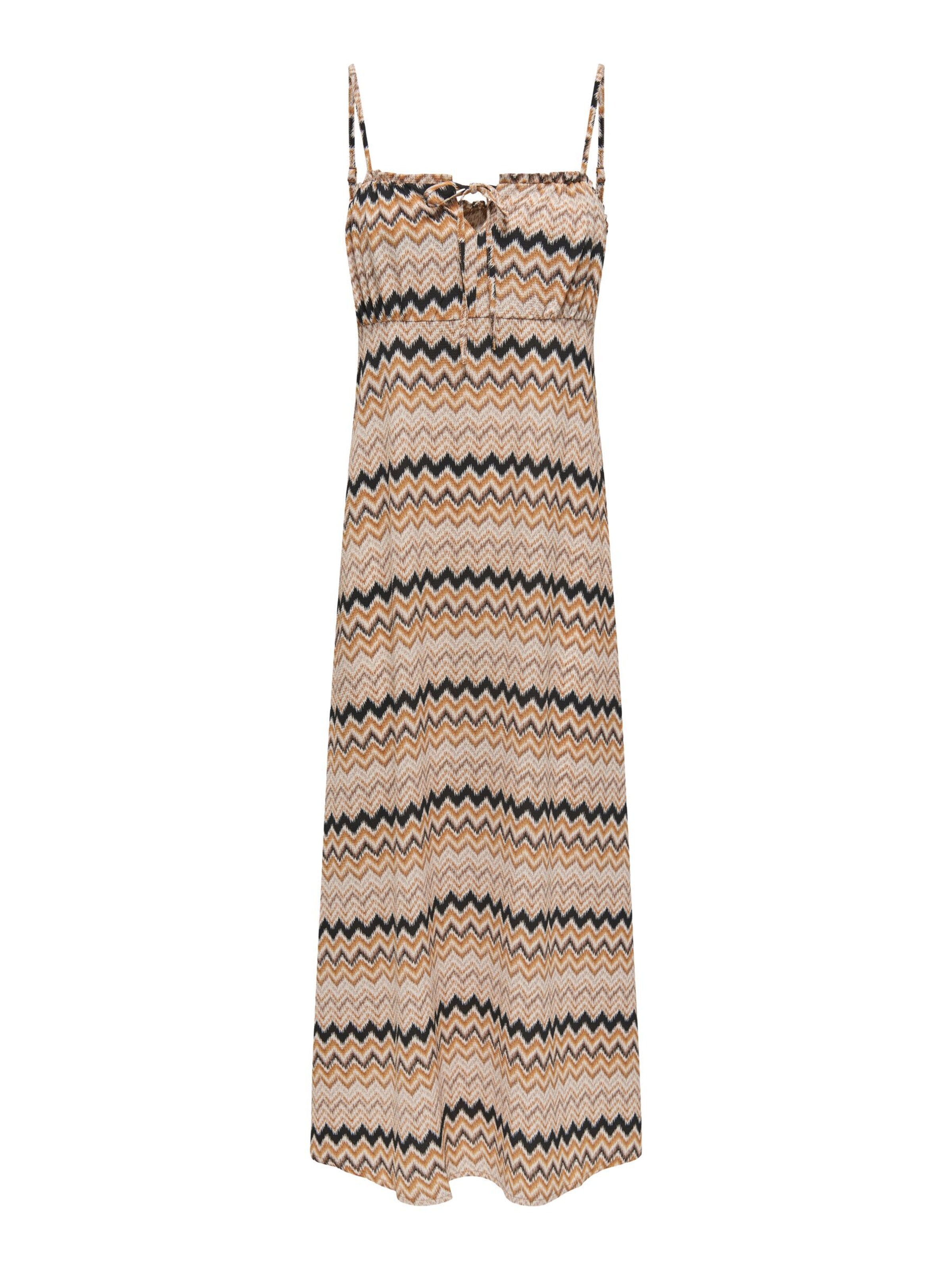 Robe d’été 'ONLNova' ONLY en marron : devant