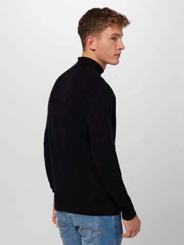 TOM TAILOR DENIM Sweater in Black