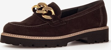 GABOR Classic Flats in Brown: front