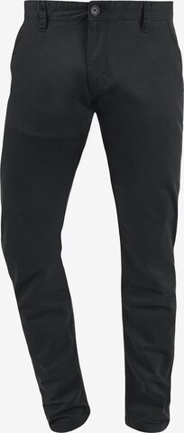 INDICODE JEANS Regular Chino Pants 'Penefal' in Black: front