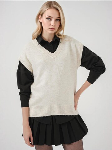 Bigdart Bodywarmer in Wit: voorkant