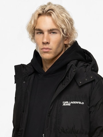 KARL LAGERFELD JEANS - Abrigo de invierno en negro