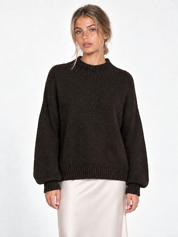 MixRay Svetr 'Pullover' – hnědá: přední strana