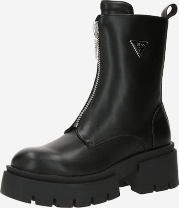 Bottines 'LEILA' GUESS en noir : devant