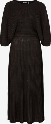 s.Oliver BLACK LABEL Knitted dress in Black: front