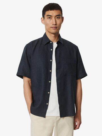 Marc O'Polo Regular fit Button Up Shirt in Blue: front