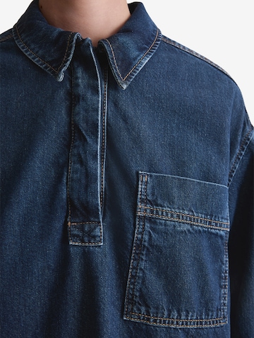 marco polo denim dress Ralph Lauren Girl's Belted Cotton Denim Shirtdress