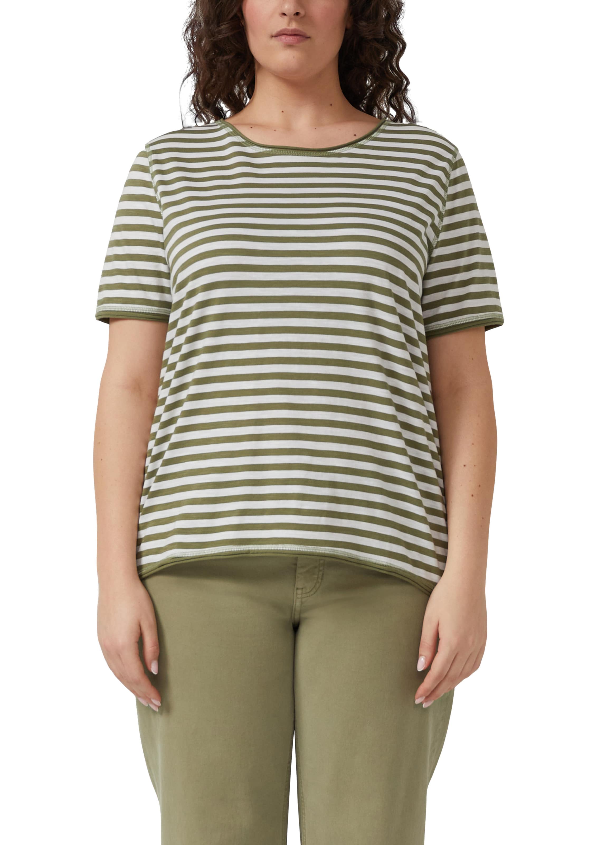 T-shirt s.Oliver en blanc : devant