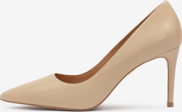 Kazar Pumps i beige: forside